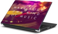 Rangeele Inkers Make Your Music Vinyl Laptop Decal 15.6   Laptop Accessories  (Rangeele Inkers)