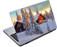 ezyPRNT The Snow Farmhouse (14 to 14.9 inch) Vinyl Laptop Decal 14   Laptop Accessories  (ezyPRNT)