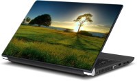 ezyPRNT Amazing Green Farmlands Nature (15 to 15.6 inch) Vinyl Laptop Decal 15   Laptop Accessories  (ezyPRNT)