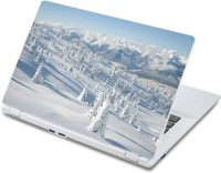 ezyPRNT Frozen Trees In Snowy Mountain (13 to 13.9 inch) Vinyl Laptop Decal 13   Laptop Accessories  (ezyPRNT)