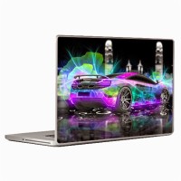 Theskinmantra Coloured Cars Laptop Decal 13.3   Laptop Accessories  (Theskinmantra)