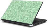 ezyPRNT Abstract Green Floral Pattern (15 to 15.6 inch) Vinyl Laptop Decal 15   Laptop Accessories  (ezyPRNT)