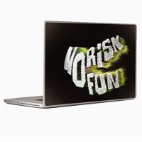 Theskinmantra No Risk No Fun Laptop Decal 14.1   Laptop Accessories  (Theskinmantra)