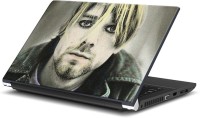 Rangeele Inkers Kurt Cobain Cult Photo Vinyl Laptop Decal 15.6   Laptop Accessories  (Rangeele Inkers)