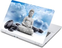 ezyPRNT Budha Stone Statue (13 to 13.9 inch) Vinyl Laptop Decal 13   Laptop Accessories  (ezyPRNT)