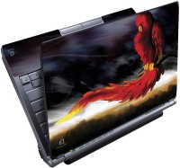 FineArts Red Parrot Full Panel Vinyl Laptop Decal 15.6   Laptop Accessories  (FineArts)