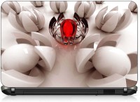 VI Collections 3D METAL FLOWERS pvc Laptop Decal 15.6   Laptop Accessories  (VI Collections)