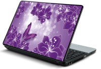 Finest Butterly With Flower Vinyl Laptop Decal 15.6   Laptop Accessories  (Finest)