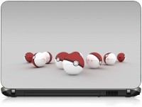 VI Collections RED& WHITE GADGET pvc Laptop Decal 15.6   Laptop Accessories  (VI Collections)