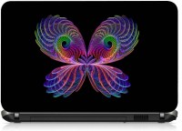 View VI Collections MULTI COLOR BUTTERFLY LOGO pvc Laptop Decal 15.6 Laptop Accessories Price Online(VI Collections)
