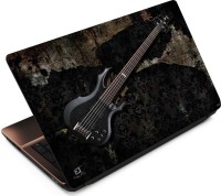 FineArts Guitar on Vintage Wall Vinyl Laptop Decal 15.6   Laptop Accessories  (FineArts)