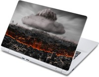 ezyPRNT Nuclear Explosion - The Greatest Disaster (13 to 13.9 inch) Vinyl Laptop Decal 13   Laptop Accessories  (ezyPRNT)