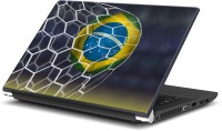 Rangeele Inkers Brazil Football Vinyl Laptop Decal 15.6   Laptop Accessories  (Rangeele Inkers)