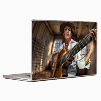 Theskinmantra Unique Guitarist Universal Size Vinyl Laptop Decal 15.6   Laptop Accessories  (Theskinmantra)