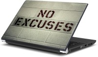 Rangeele Inkers No Excuses Vinyl Laptop Decal 15.6   Laptop Accessories  (Rangeele Inkers)