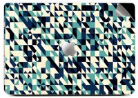 Swagsutra Blue Triangle damask Vinyl Laptop Decal 15   Laptop Accessories  (Swagsutra)