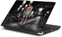 ezyPRNT Weightlifting Body Building (15 to 15.6 inch) Vinyl Laptop Decal 15   Laptop Accessories  (ezyPRNT)