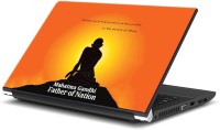 ezyPRNT Mahatma Gandhi Quote (13 to 13.9 inch) Vinyl Laptop Decal 13   Laptop Accessories  (ezyPRNT)