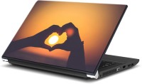 ezyPRNT Sun In Heart (15 to 15.6 inch) Vinyl Laptop Decal 15   Laptop Accessories  (ezyPRNT)