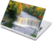 ezyPRNT Colourful Jungle and Fall (13 to 13.9 inch) Vinyl Laptop Decal 13   Laptop Accessories  (ezyPRNT)