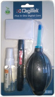 Digitek Five in One Digital Care - DCK 002  Lens Cleaner(20 ml, 6 x 7 inch, Pack of 5) RS.275.00