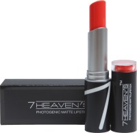 7 Heavens PhotoGenic Matte Lipstick(3.8, Orange Red) - Price 245 81 % Off  