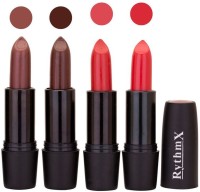 Rythmx Black Important Lipstick Combo 14(Multicolor,, 16 g)