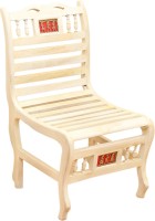 ExclusiveLane Teak Wood Solid Wood Living Room Chair(Finish Color - Creamish White) (ExclusiveLane) Karnataka Buy Online