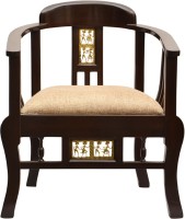 ExclusiveLane Teak Wood Solid Wood Living Room Chair(Finish Color - Walnut Brown) (ExclusiveLane) Maharashtra Buy Online