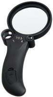 JM 2.5x 25x 55x Uv LED Magnifying Glass 2.5x 25x 55x Magnifier(Black)