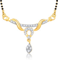 VK Jewels VK Jewels Dwisha Gold and Rhodium plated Mangalsutra Pendant Alloy Mangalsutra VK Jewels VK Jewels Dwisha Gold and Rhodium plated Mangalsutra Pendant Alloy Mangalsutra