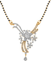 Alysa Floral Diva Alloy, Silver Mangalsutra Alysa Floral Diva Alloy, Silver Mangalsutra