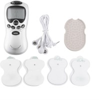 Shrih SH-0437 Premium Multi Function Digital Machine 4 Pads Meridian Therapy For Full Body with blue light display Massager(White) - Price 599 80 % Off  