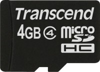 Transcend 4 GB MicroSD Card Class 4  Memory Card