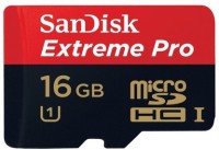 SanDisk extreme pro 16 GB MicroSDHC Class 10 95 MB/s  Memory Card(With Adapter)