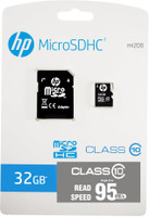 HP 32 GB MicroSDHC Class 10 95 MB/s  Memory Card(With Adapter)