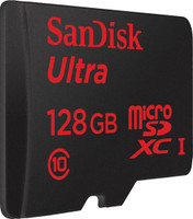 SanDisk Ultra 128 GB MicroSDXC Class 10 80 MB/s  Memory Card
