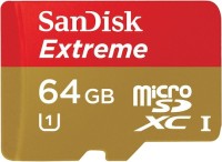 SanDisk Extreme 64 GB MicroSDXC Class 10 45 MB/s  Memory Card
