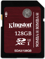 KINGSTON 128 GB MicroSDXC Class 10 80 MB/s  Memory Card