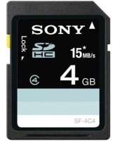 SONY 4 GB SDHC Class 4  Memory Card