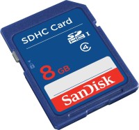 SanDisk 8 GB SDHC Class 4  Memory Card