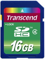 Transcend 16 GB SDHC Class 4  Memory Card