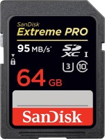 SanDisk Ultra 64 GB Extreme Pro SDHC Class 10 95 MB/s  Memory Card