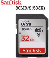 SanDisk Ultra 32 GB Ultra SDHC Class 10 80 MB/s  Memory Card