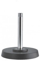 KROWN High Quality Desk Heavy Round Base (with extension Rod) - Small Microphone Stand(Multicolor)