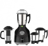 MAHARAJA WHITELINE Easylock King (MX-137) 750 W Mixer Grinder (4 Jars, Black and Silver)