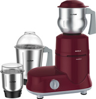 HAVELLS Marathon Haandi 750 W Mixer Grinder (3 Jars, Red & Silver)