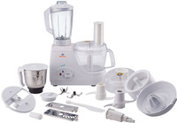 BAJAJ FX7 600 W Juicer Mixer Grinder (3 Jars, White)