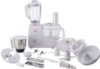 BAJAJ FX7 600 W Juicer Mixer Grinder (3 Jars, White)