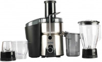 USHA JMG 3274 700 W Juicer Mixer Grinder (5 Jars, Silver)